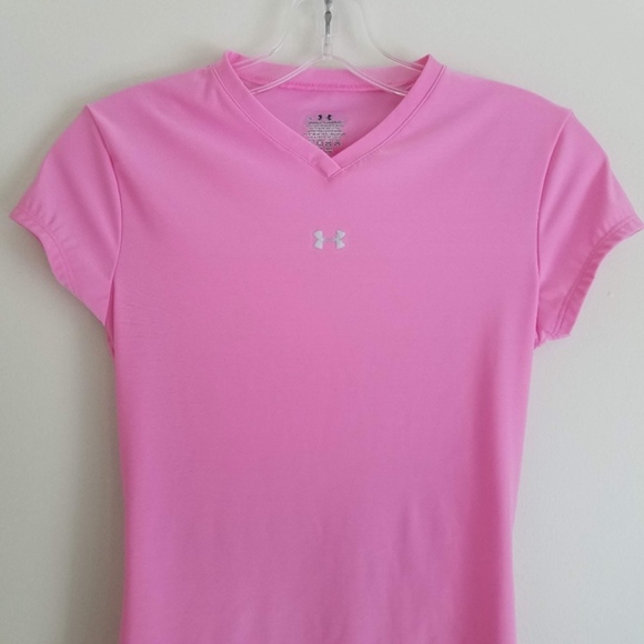 Under Armour Pink Moisture Wicking Shirt - Picture 3 of 5
